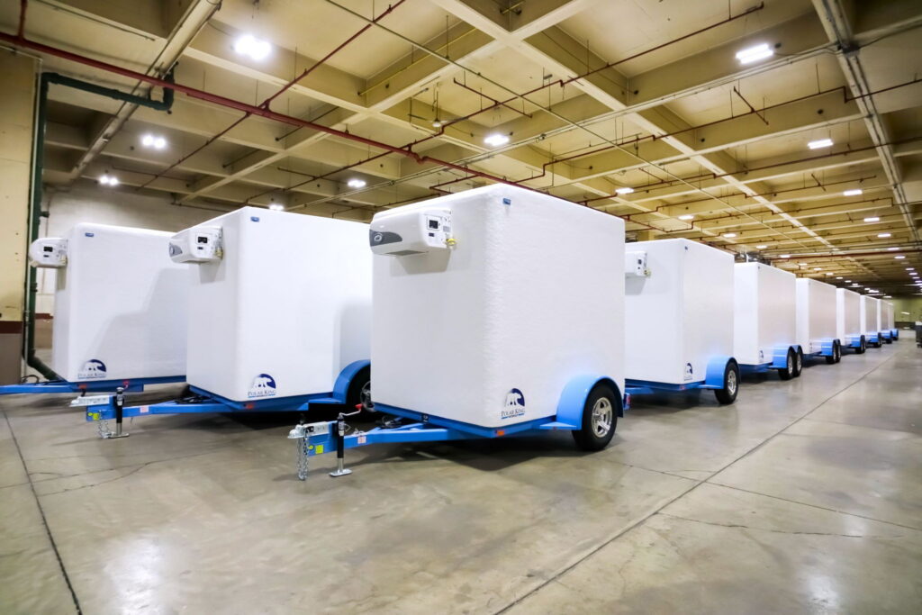 Polar King Mobile line of refridgerated and freezer trailers