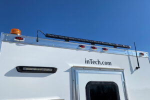 LED Arrow Board - 8'x12' Fiber Trailer